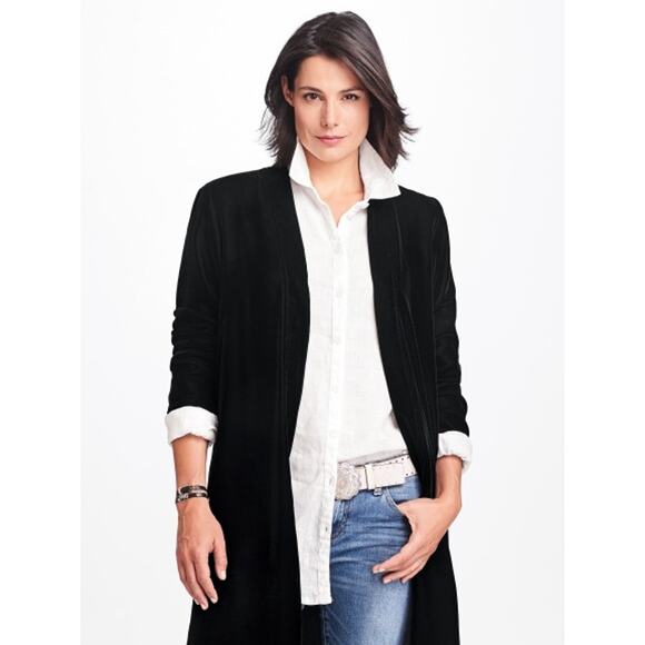 FLAX Velvet Duster - Large - Black - Like New - Picture 3 of 9